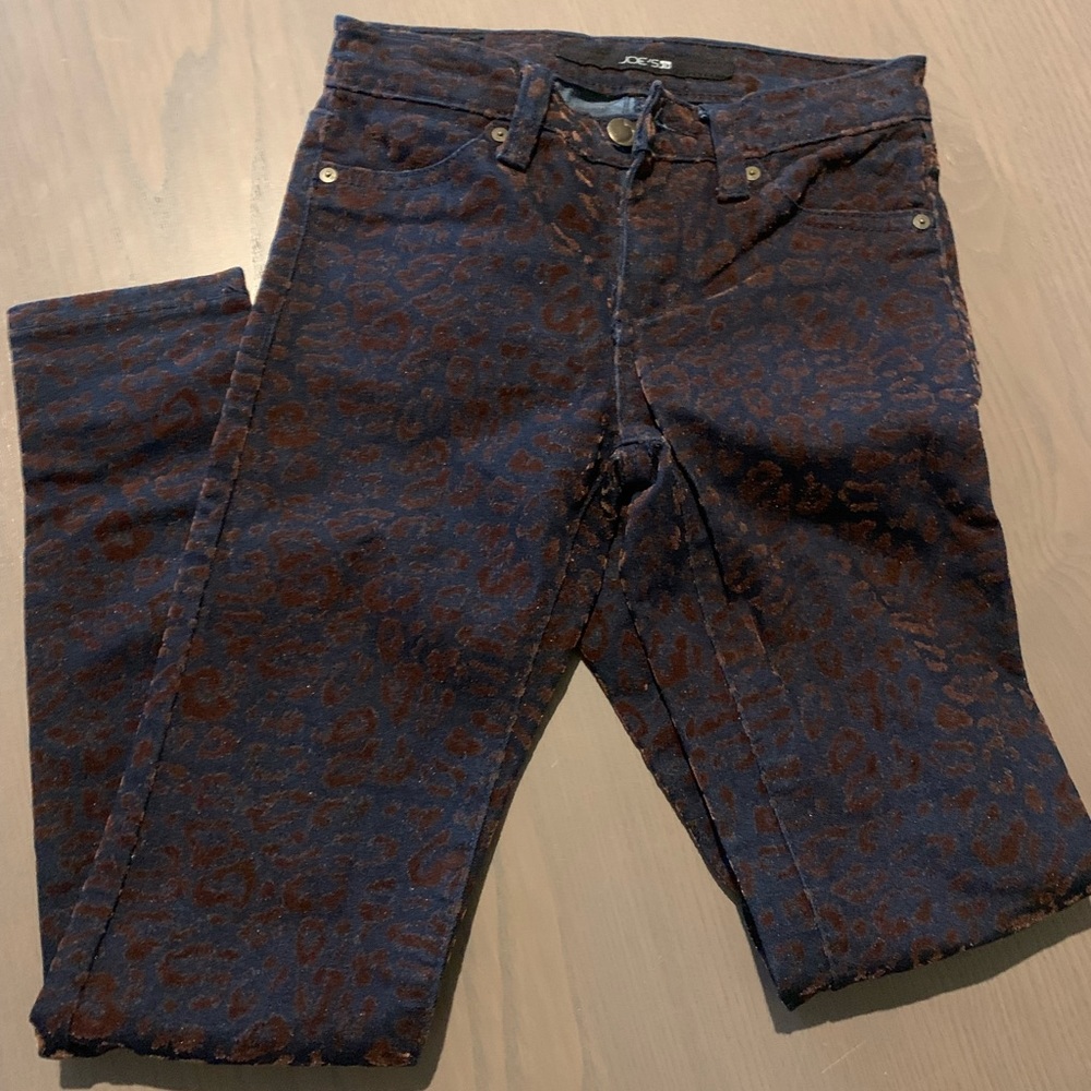 Girls JOES Jeans velvet designer Jeans sz 10